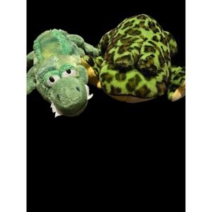 GANZ Webkinz‎ HM 215 Crocodile & HM  114 Bullfrog No Code
